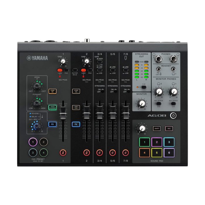 Yamaha AG08 Live Streaming Mixer - Image 10