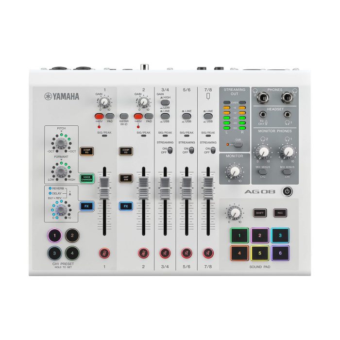 Yamaha AG08 Live Streaming Mixer - Image 4