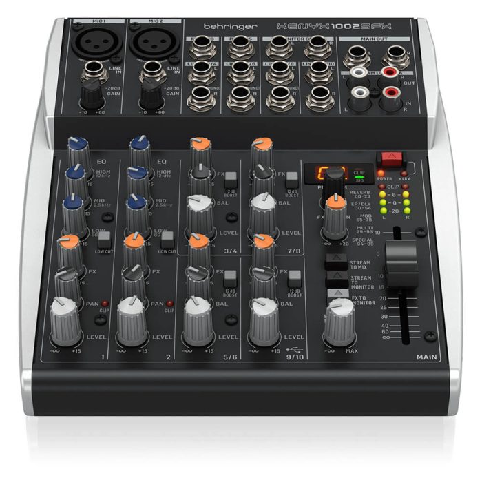 Behringer XENYX 1002SFX Premium Analog 10-Input Mixer with USB - Image 2