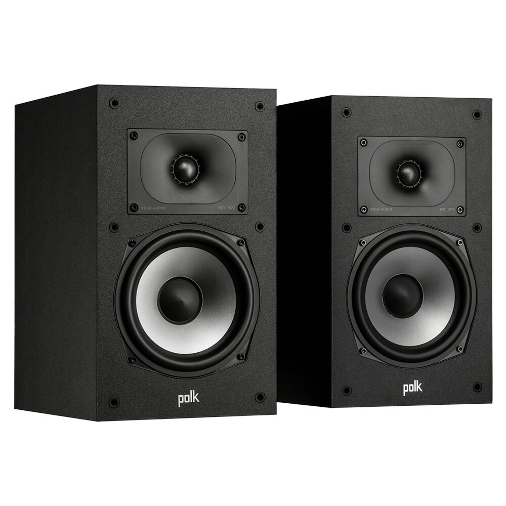 Monitor-XT20-Black_Image_pair-angle-right-no-grille Polk Audio Monitor XT20 Bookshelf Speakers - Image 1