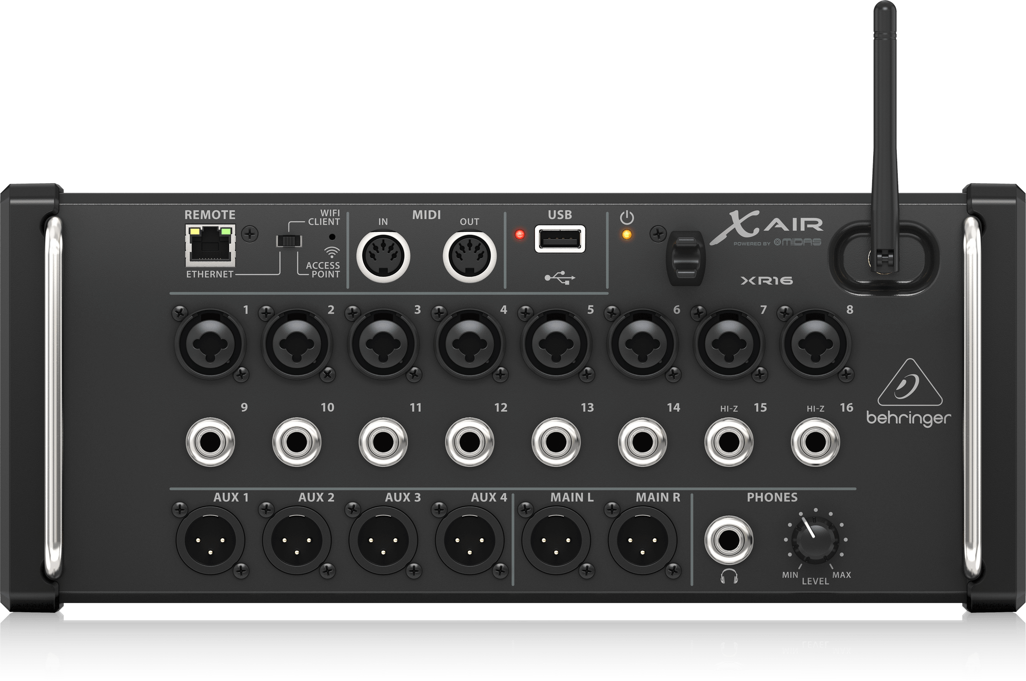 XR16 Digital Stagebox Mixers front side XR16 Digital Stagebox Mixers - Image 1