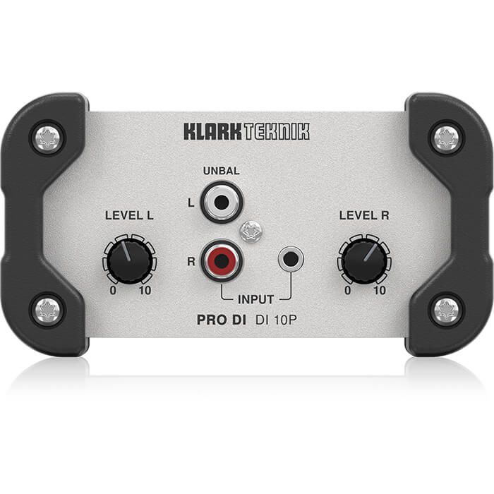 DI-10P_P0CN4_Front_XL Klark Teknik DI 10P Passive DI Box - Image 1