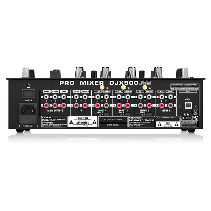 Behringer DJX900USB 5 Channel DJ Mixer - Credible Sounds