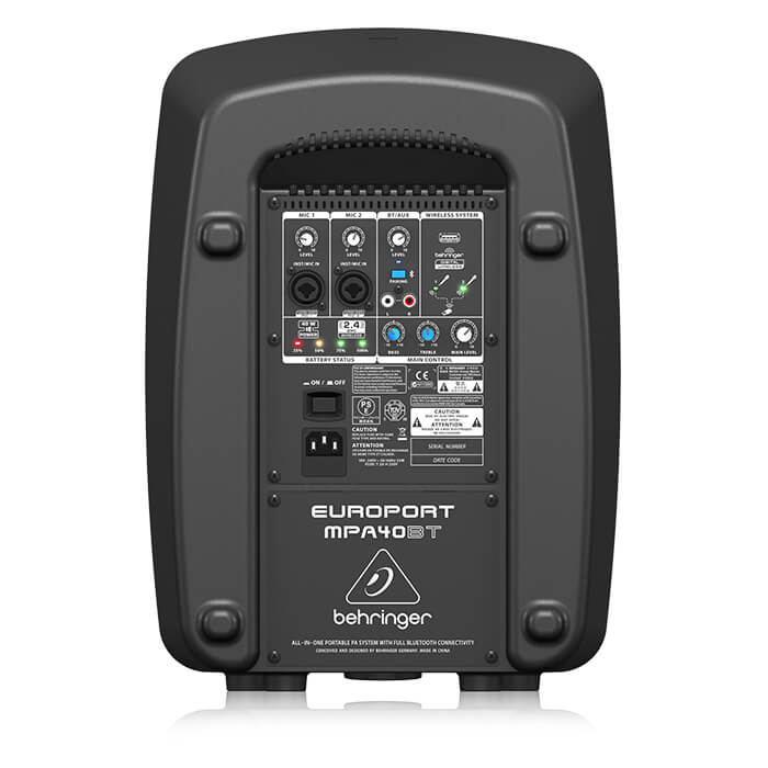 Behringer MPA40BT All-In-One Portable 40 Watt Speaker - Credible