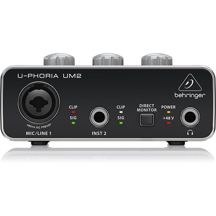 UM2_P0AVV_Front_XL Behringer UM2 2x2 USB Audio Interface - Image 1