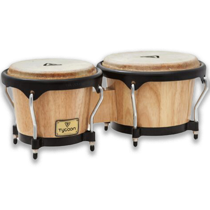 TB-80 B N Tycoon TB-80 B N Artist Series Natural Bongos - Image 1