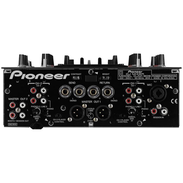 Pioneer DJ DJM-909 2-channel touch-screen scratch mixer - Credible
