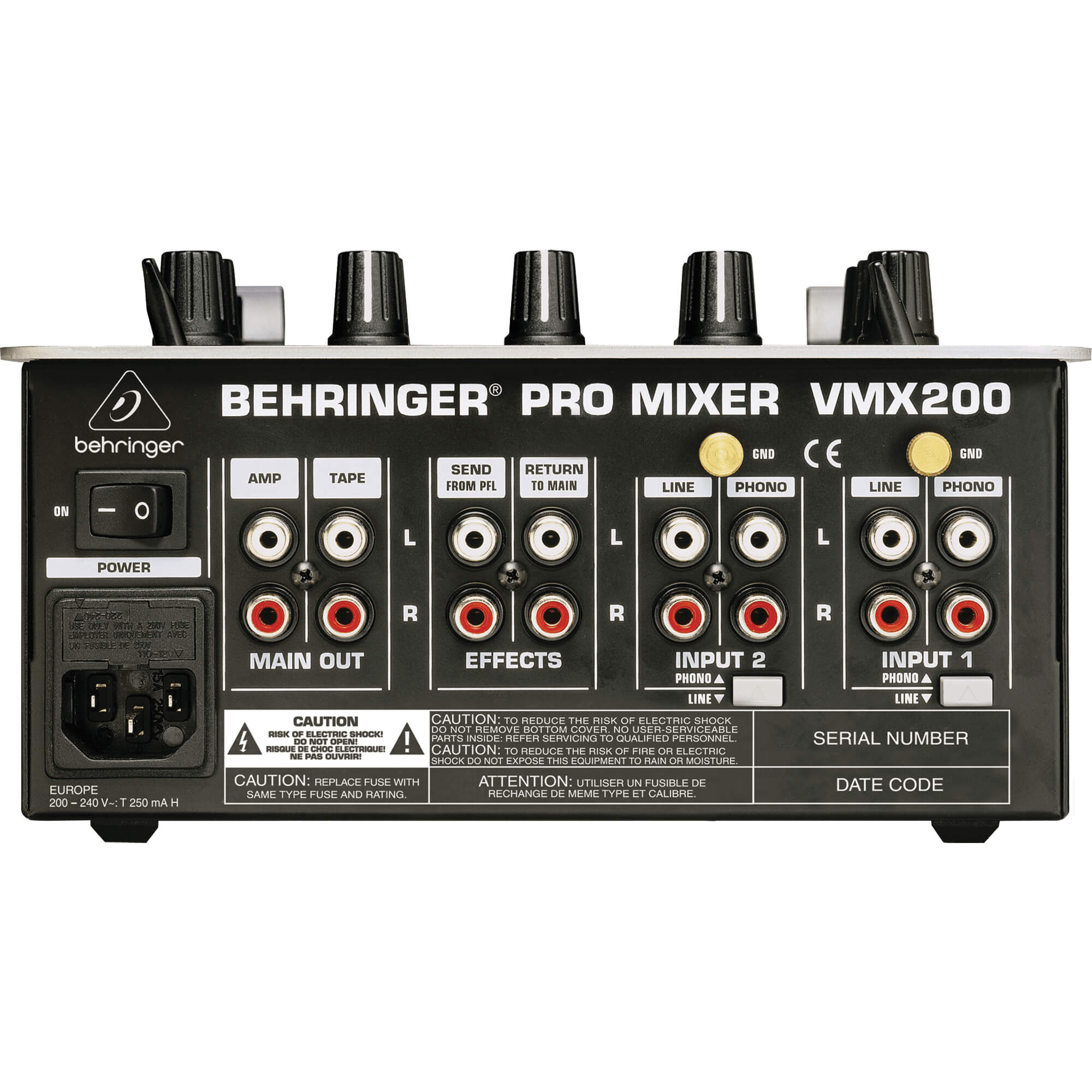 DJ PRO　MIXER　VMX200 Behringer VMX200 Professional 2-Channel DJ mixer - Credible Sounds