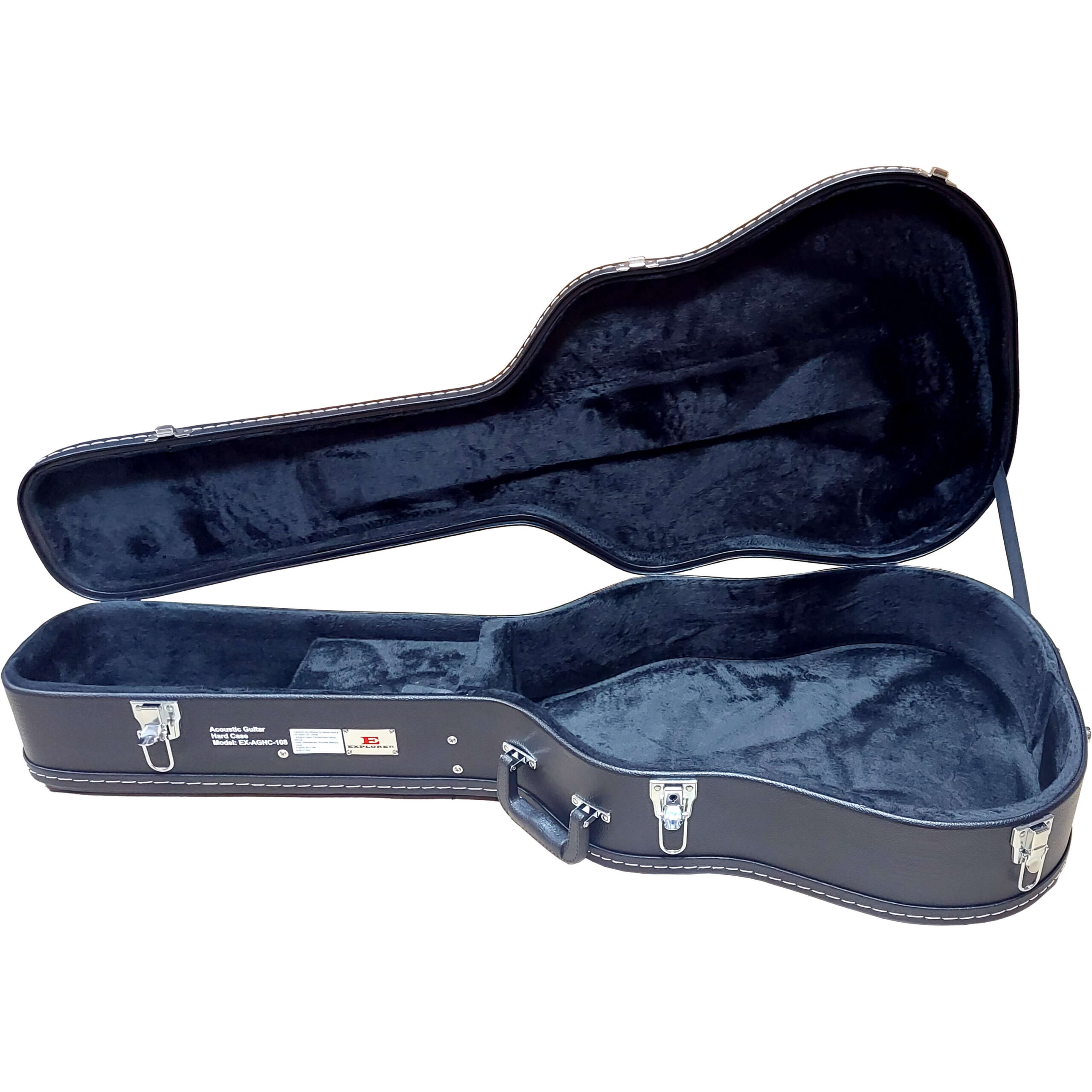 20260710 Explorer EX-AGHC-108 Acoustic Guitar Hard Case - Image 1