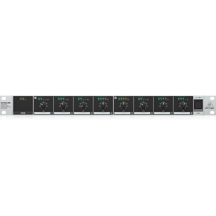Behringer ULTRALINK DS2800 Professional 2-Input 8-Output Distribution Splitter - Image 5