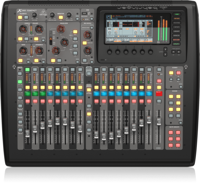 x32 compact digital mixer top side X32 COMPACT - Image 1