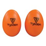 Tycoon TE-O Orange Plastic Egg Shakers