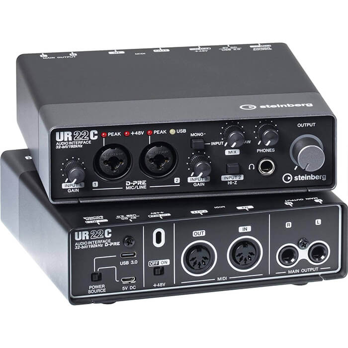 Steinberg UR22C 2 x 2 USB 3.0 Audio Interface - Credible Sounds
