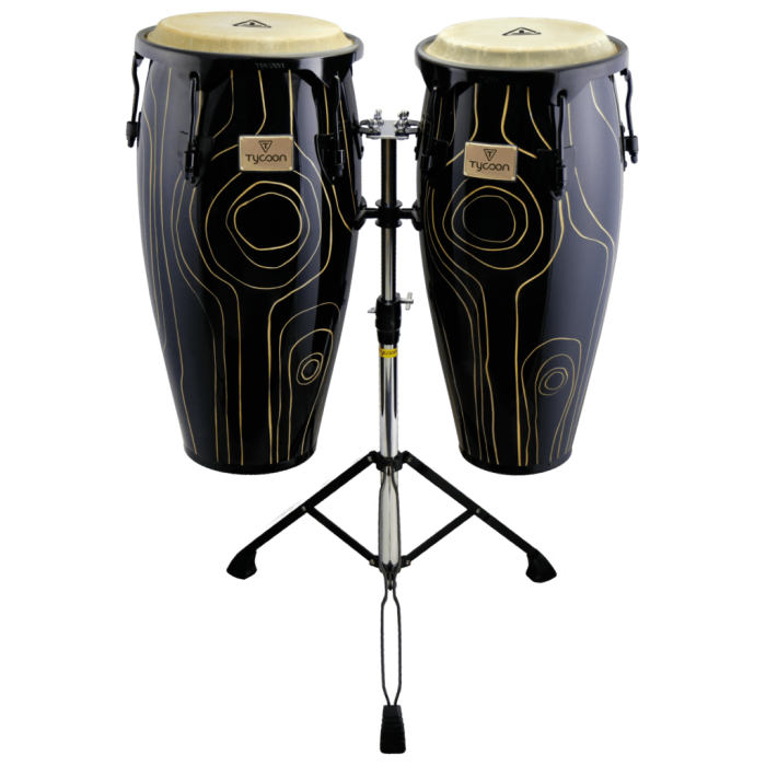 STCS-BS-CY_D-Supremo-Select-Cyclone-Congas-10”-11”-with-Double-Stand-lbox-1024x1024-FFFFFF Tycoon STCS-BS CY/D Supremo Series Congas - Image 1