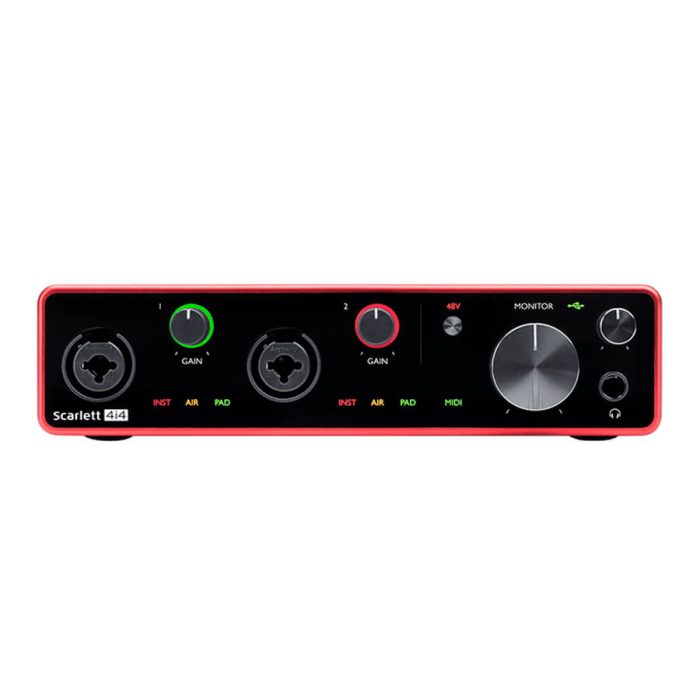 Focusrite Scarlett 4i4 4×4 USB Audio/MIDI Interface - Image 1