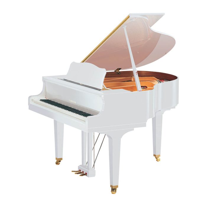 GB1K-white Yamaha GB1KWH Compact Grand Piano - Image 1