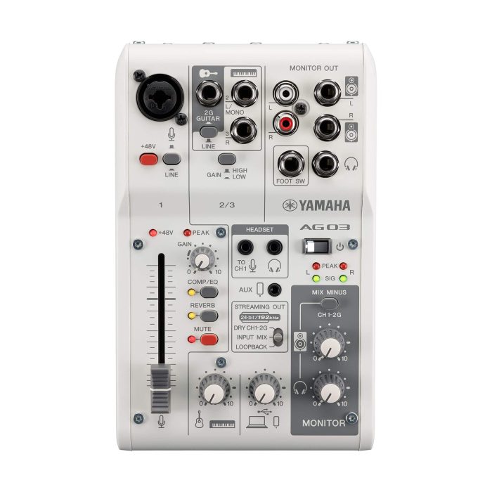 その他 yamaha ag03mk2 Yamaha AG03MK2 Live Streaming Mixer - Credible Sounds