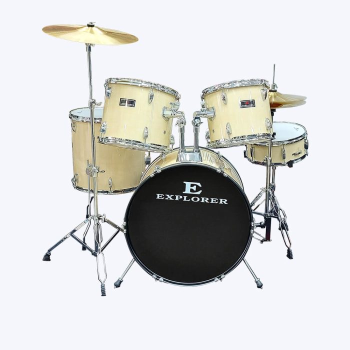 JBP-406 site Explorer JBP 0406 Drum Set - Natural Finish - Image 1