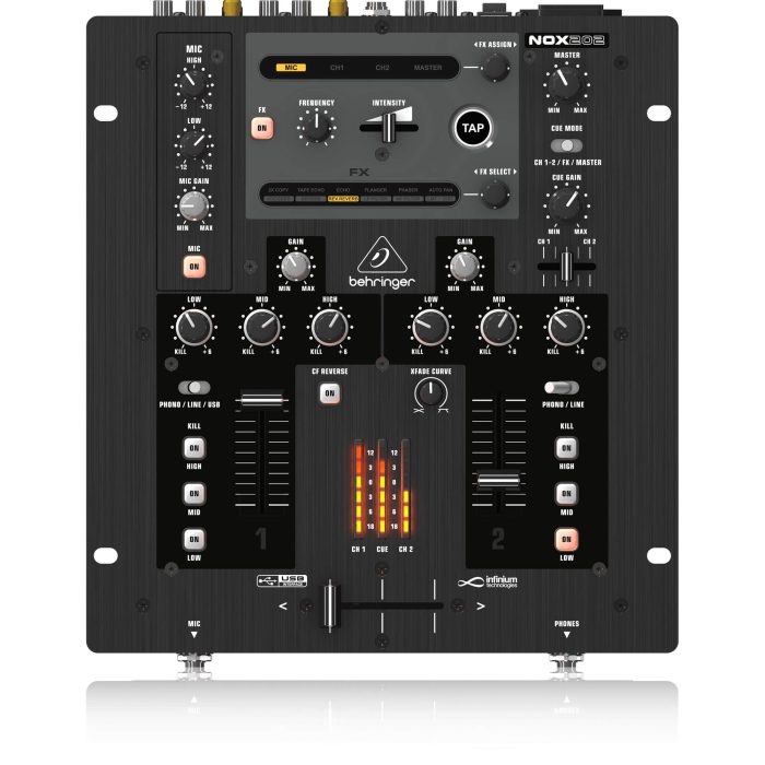 Behringer NOX202 Premium 2-Channel DJ Mixer - Image 1