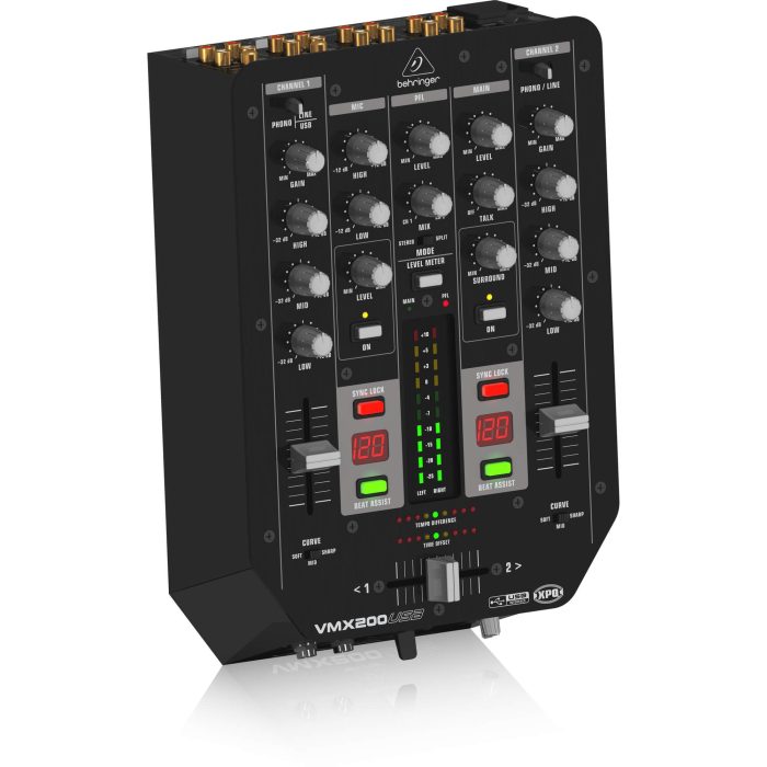 Behringer VMX200USB Professional 2-Channel DJ Mixer - Image 2