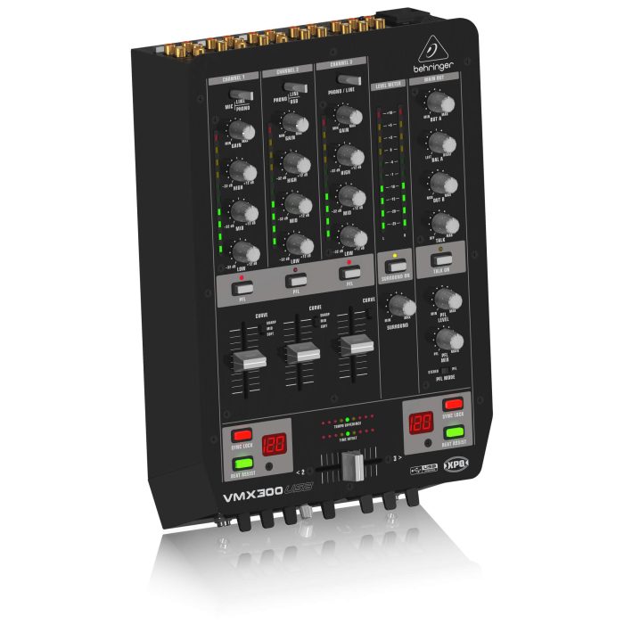 Behringer VMX300USB Professional 3-Channel DJ Mixer - Image 4