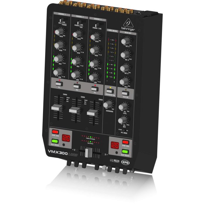 Behringer VMX300USB Professional 3-Channel DJ Mixer - Image 2