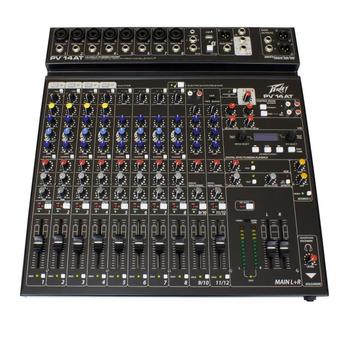 Peavey PV 14 AT 14-Channel Mixer with Auto-Tune and Bluetooth - Image 1