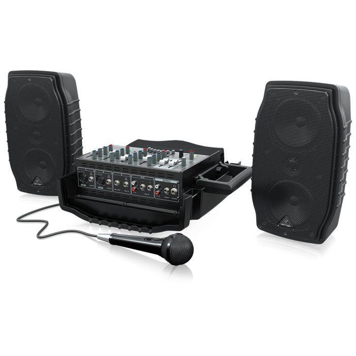 Behringer PPA200 Ultra-Compact 200W 5-Channel Portable PA System - Image 1