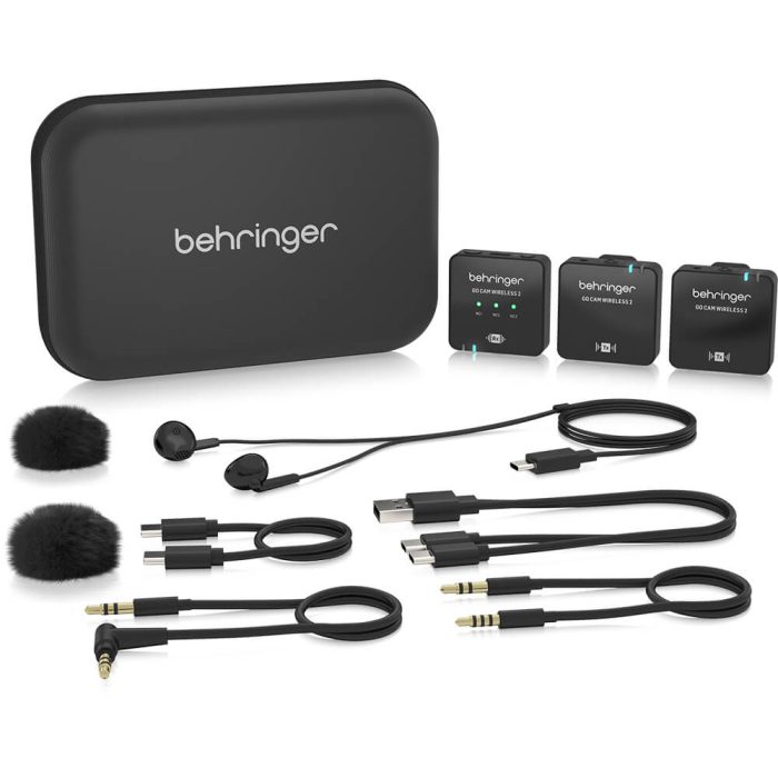 Behringer GO CAM WIRELESS 2 Dual Clip-on Microphone System - Image 3