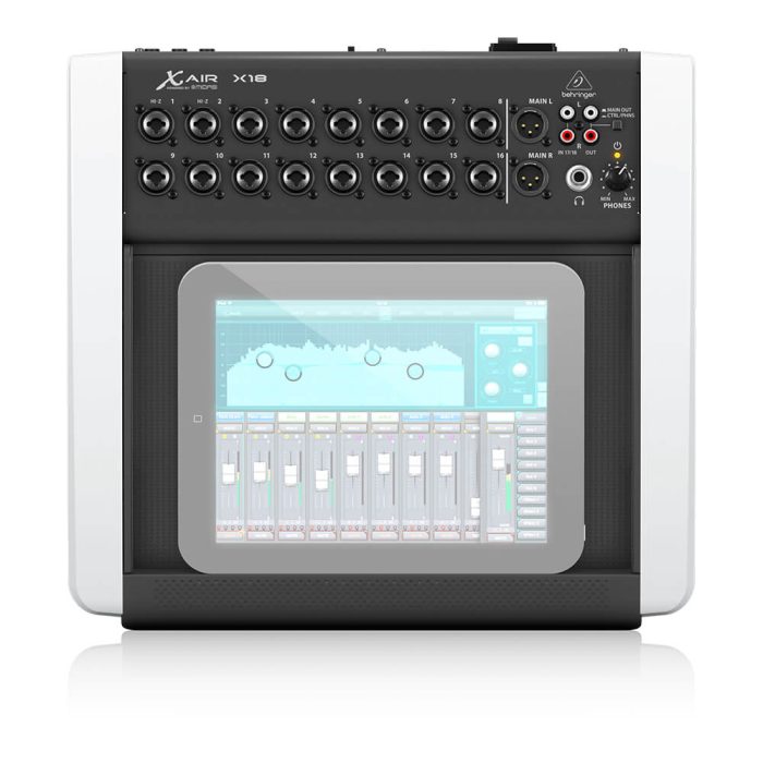 Image_BE_0605-AAA_X18_Top_XL Behringer X18 18-Channel, 12-Bus Digital Mixer for iPad/Android Tablet - Image 1